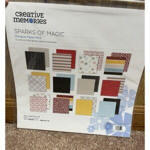 Creative Memories Sparks of MAGIC Designer Pack 12x12 Double Sided Theme Park